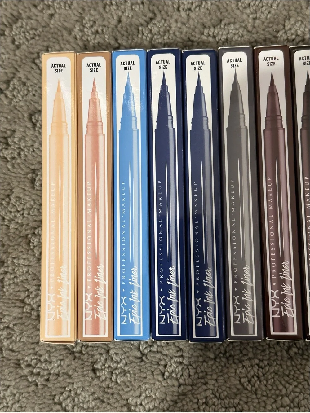 BRAND NEW NYX Epic Ink Waterproof Eyeliner Lot of 10 - Assorted Shades